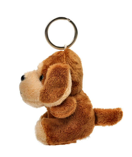 Puppy Keychain with Lithuanian flag heart